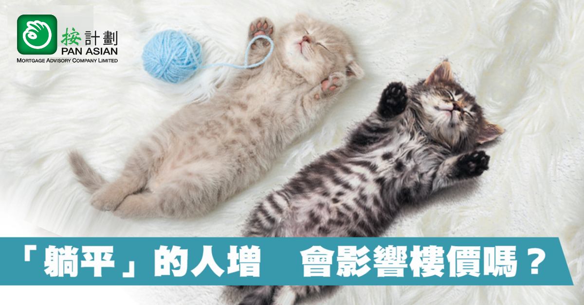 樓市評論 躺平 的人增會影響樓價嗎 按計劃 按揭專家